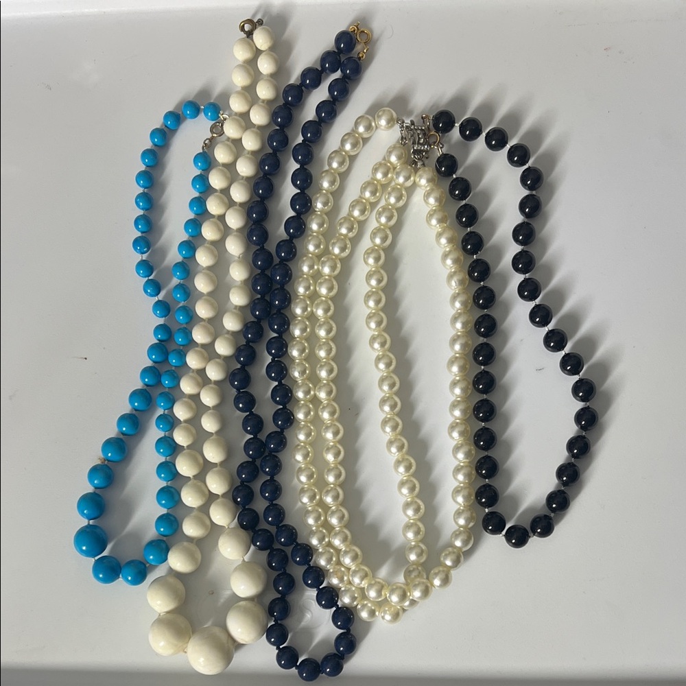 Elegant Multi-Color Beaded Necklace Set